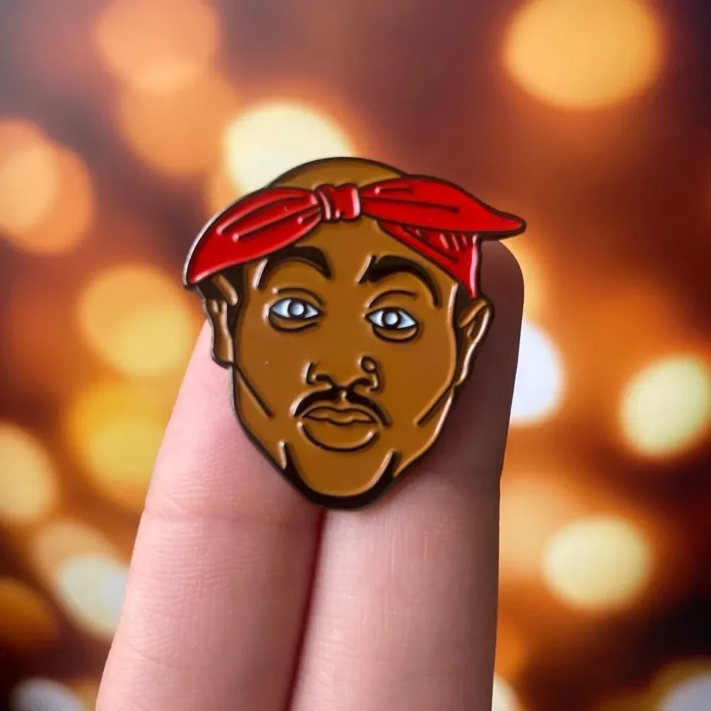 Tupac Enamel Pin/ Brooch
